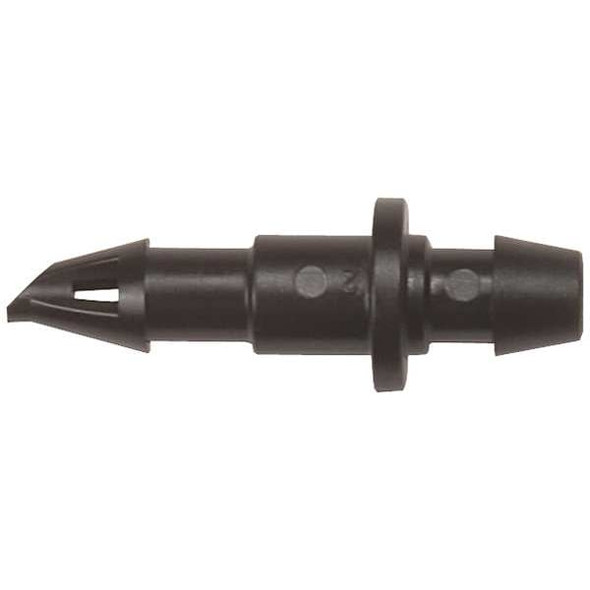 Rain Bird Coupling,1/4 In. Tubing,Blk, Plstc,PK10 BC25/10PS