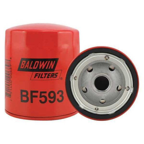 Baldwin Filters Fuel Filter,4-13/32x3-23/32x4-13/32 In BF593