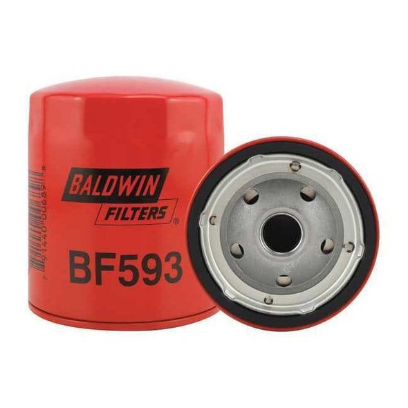 Baldwin Filters Fuel Filter,4-13/32x3-23/32x4-13/32 In BF593