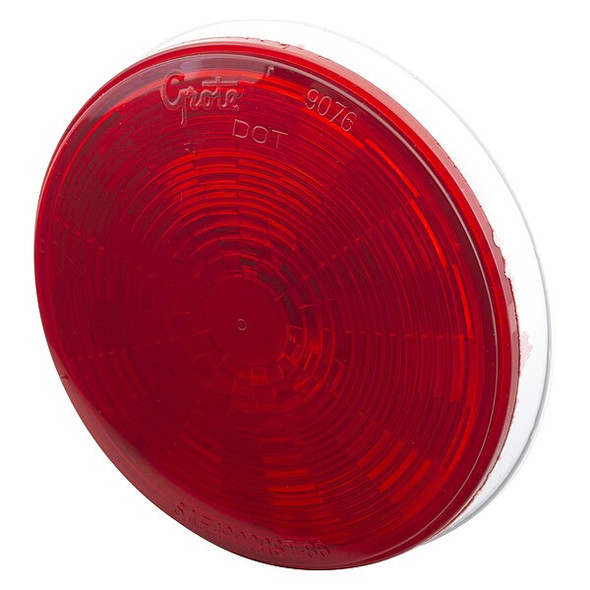 Grote Stop/Tail/Trn Lamp,LED,Dia 4-5/16 In,Red 54362