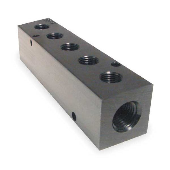 Pneumadyne Manifold,Metal,NPT,4 In. L M10-125-5