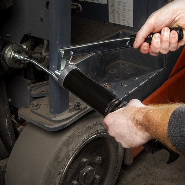 Workforce Grease Gun,16 oz.,9000 psi,Black L1355