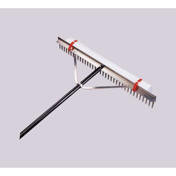 Seymour Midwest 36 in Aluminum Lake Rake, 36 Tines, 132 in L Aluminum Handle 86036GR