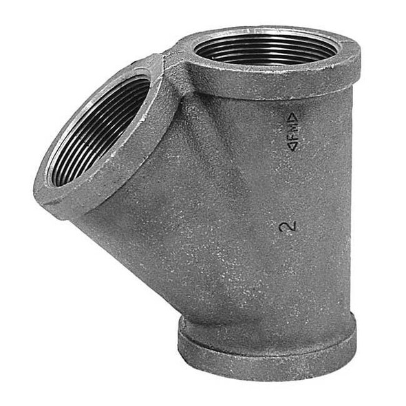 Anvil Wye Wye, 2" Pipe, FNPT, Malleable Iron, Class 150 0310067608