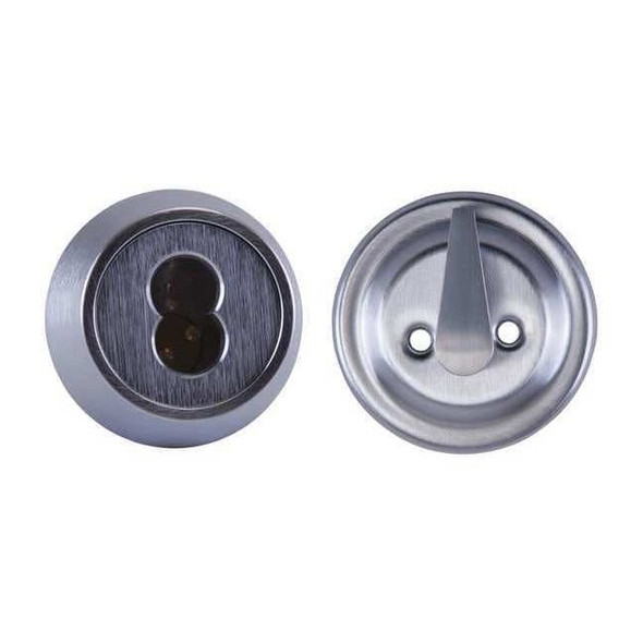 Best Deadbolt, Chrome, Single, 2-1/4in. 8T37KSTK626