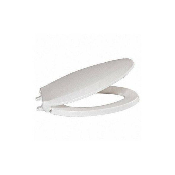 Centoco Toilet Seat With Cover, Toilet Seat, Elongated, White AMFR800STSS-001