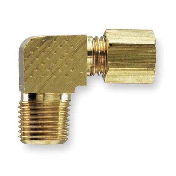 Parker 1/2" Compression x 3/8" MNPT Brass 90 Degree Elbow 10PK 169C-8-6