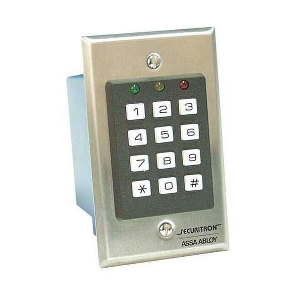 Securitron Access Control Keypad, DK-16, 12Key, Indoor DK-16