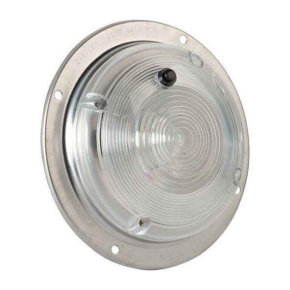 Grote Dome Lamp,Round,Clear,Bulb Replaceable 61821