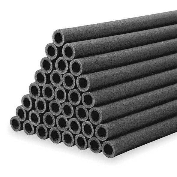 Tubolit Pipe Insulation, 2-1/8" OD, 6 ft. L, Polyethylene, 1/2 in Wall DGT21812S