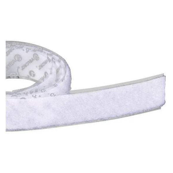 Velcro Brand Reclosable Fastener, Acrylic Adhesive, 75 ft, 1 in W, White 190959