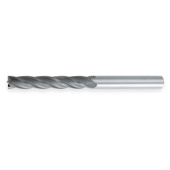 Osg End Mill,Carbide,TiAlN,1/4,4 FL,Sq End 484-250011