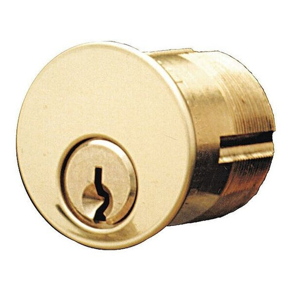 Lockset Cylinder, Satin Chrome, Keyway Type Yale(R) 8, 5 Pins,PK2