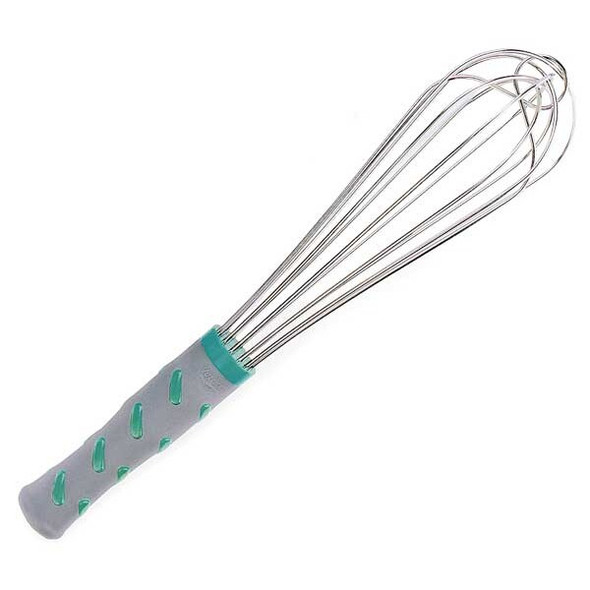 Vollrath Whip,12 in L,Aqua Handle 47091