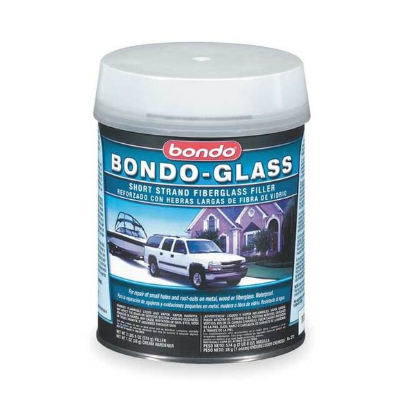 Bondo Fiberglass Reinforced Filler, 1 qt Size, Paste, Green SS-QT-ES