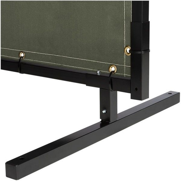 Welding Screen, Vinyl, 8 ft. W., 6 ft. H., 12 oz/sq yd, 350 Degrees F Withstand Temp., With Grommet