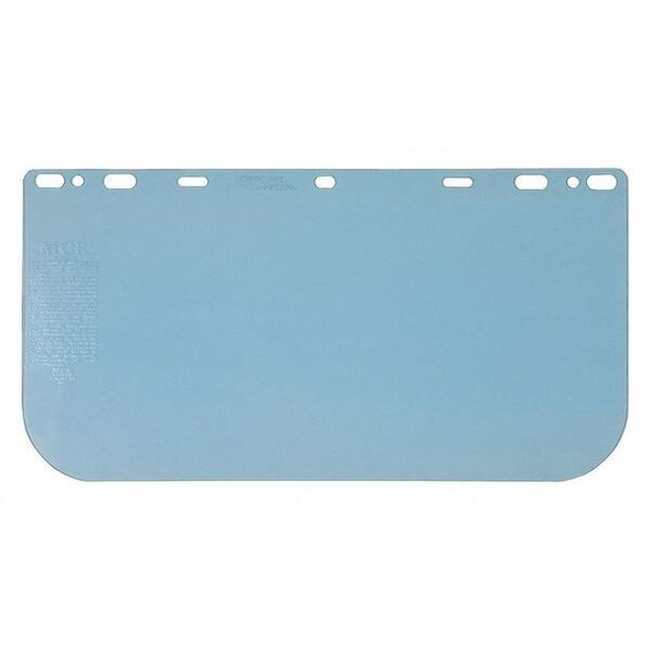 Face Shield Visor, Clear Visor, 8" Height, Uncoated Lens, Clear