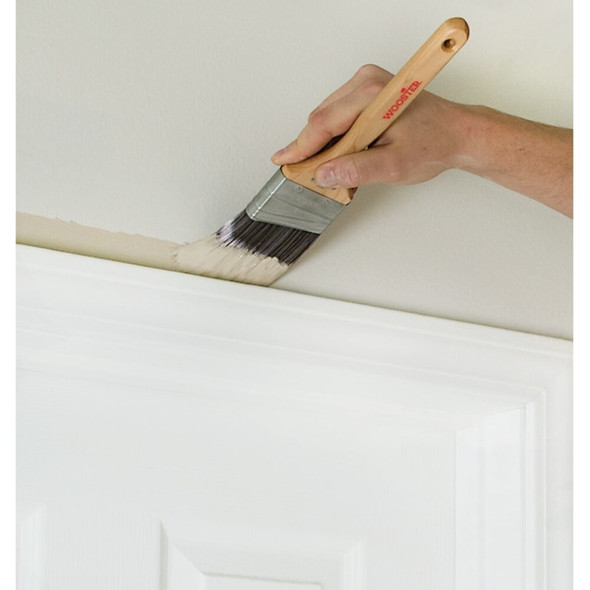 2" Angle Sash Firm, Nylon-Polyester Bristle, Paint Brush, Wood Handle  4174-2