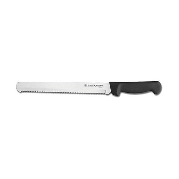 Dexter Russell Bread Slicer,12 In,Scalloped,Black 31605B