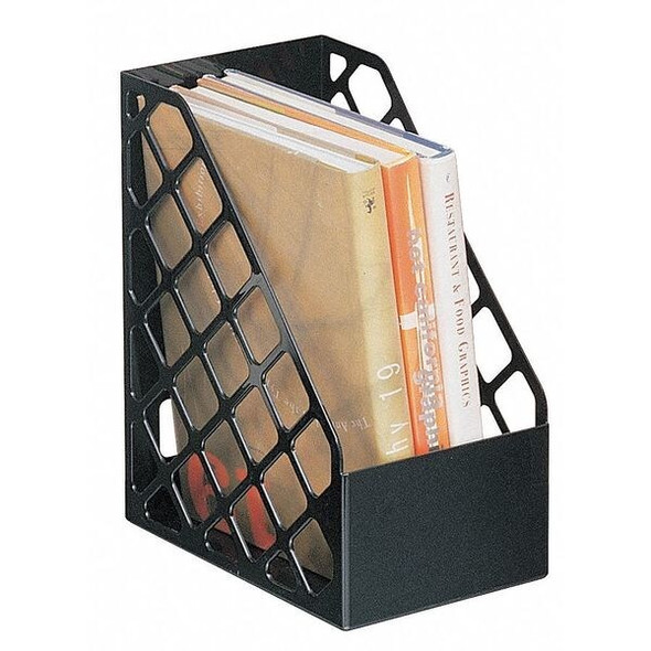 Officemate Magazine File,Black,11 3/4 in H 26083 Officemate Magazine File,Black,11 3/4 in H 26083
