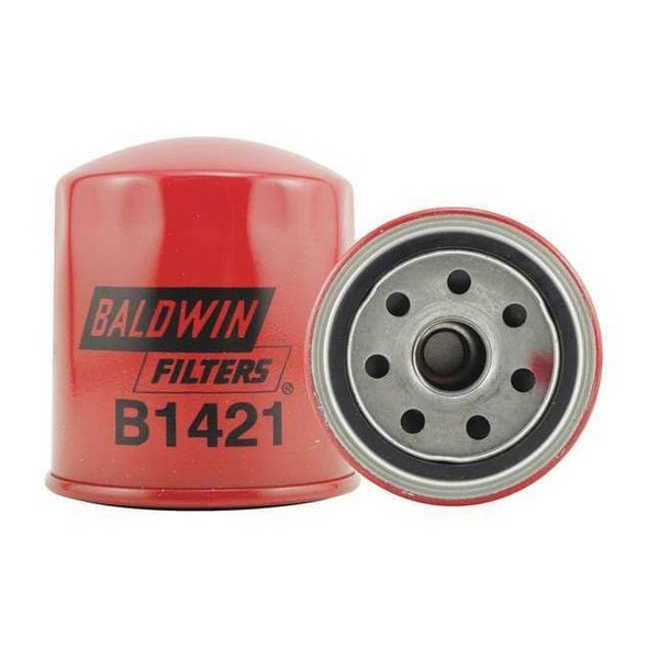 Baldwin Filters Oil Fltr, Spin-On, 3-7/16"x3-1/32"x3-7/16" B1421