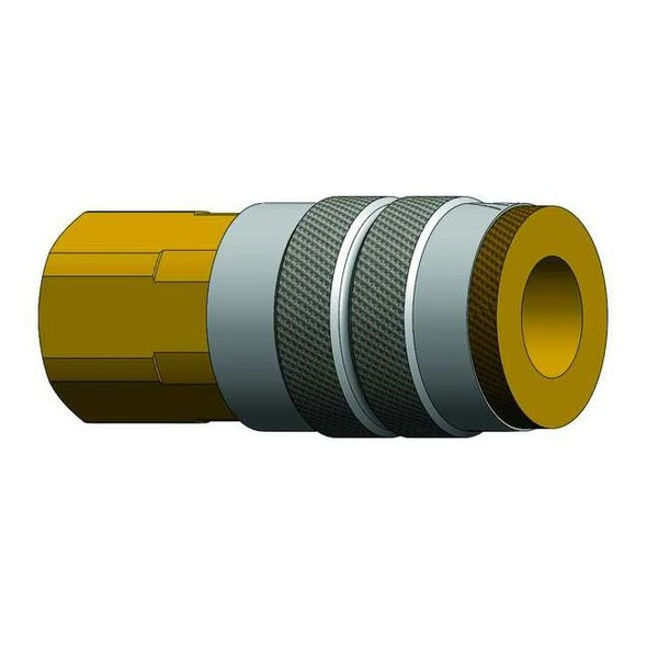 Dixon Female to Industrial Coupler,(F)NPT,1/4 2FF3-B