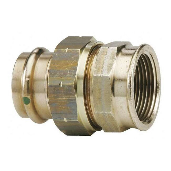 Viega Strt, Bronze, Press-fit 1 in, FNPT 1 in 79710