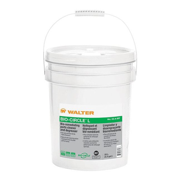 Walter Parts Washer Clean Solution,5.2 gal 55A007