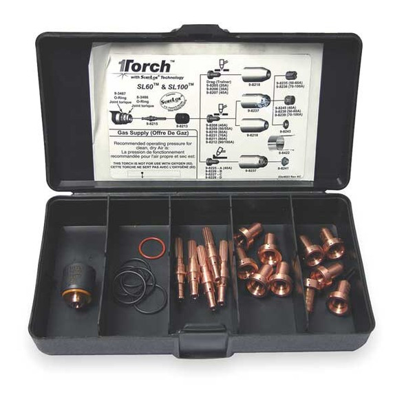 Thermal Dynamics Plasma Torch Consumable Kit,90-100 Amps 5-2556