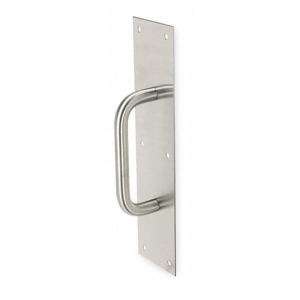 Rockwood Door Pull Plate, Stainless Steel, 12"L x 3"W, 0.05" Proj. 102 X 70A.32D