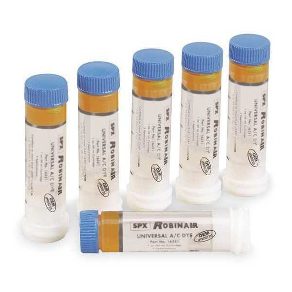 Robinair Universal Dye Cartridges,1/4 oz 16357