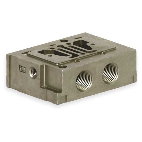 Numatics Sub Base,1 Station,1/8 In NPT 103-493