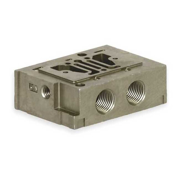 Numatics Sub Base,1 Station,1/8 In NPT 103-493