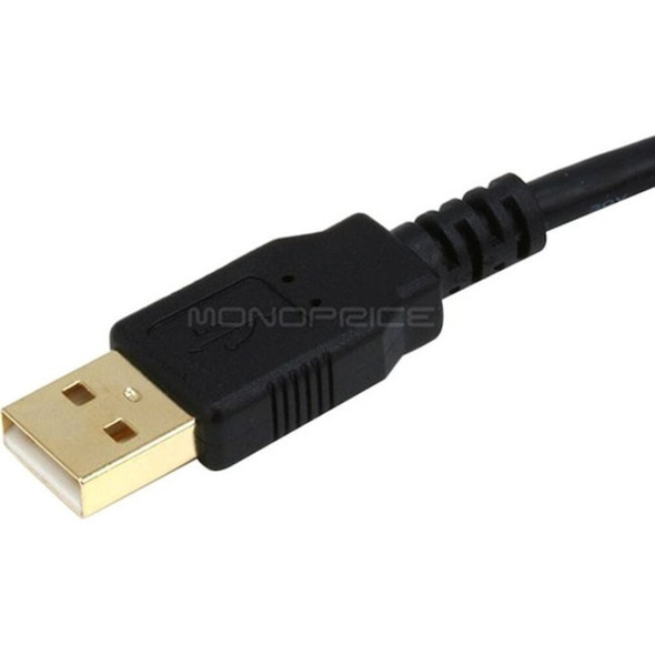 Monoprice USB 2.0 Extension Cable,10 ft.L,Black 5434