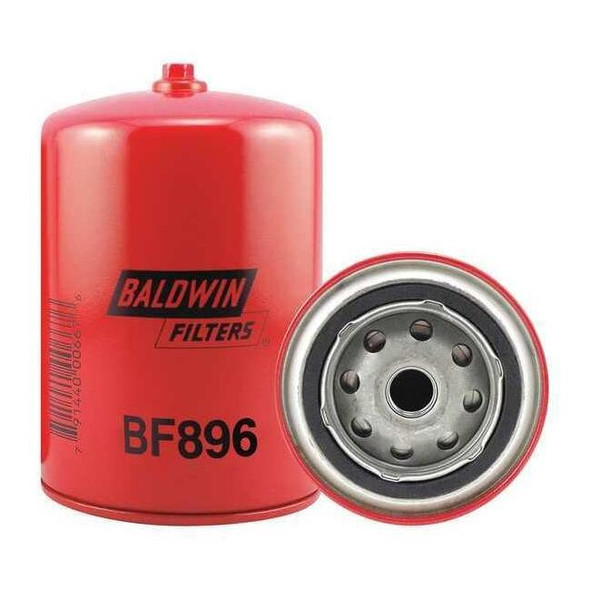 Baldwin Filters Fuel Filter, 5-21/32x3-11/16x5-21/32 In BF896