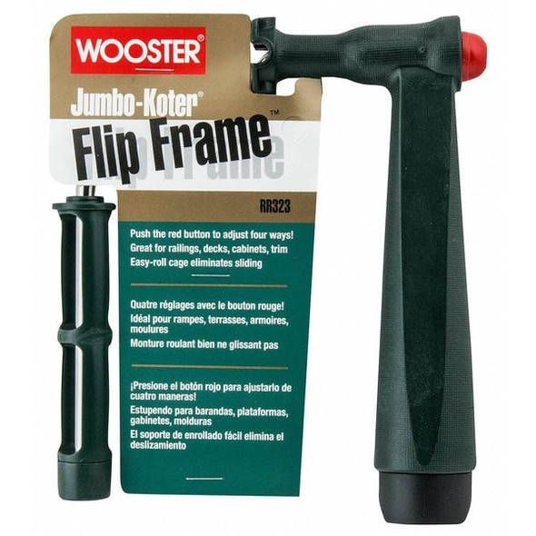 Wooster Mini Paint Roller Frame, Cage, Plastic Handle, 4-1/2", 6-1/2" Rollers RR323