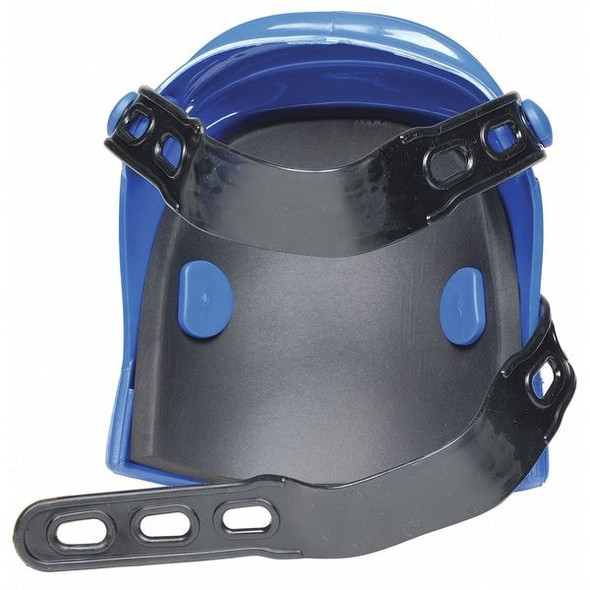 Knee Pads, Flexible, EVA Foam Pad, Polycarbonate Cap, Button and Loop Closure, 2 Straps, Blue/Black