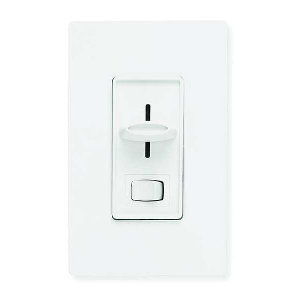 Lutron Lighting Dimmer,Slide,1-Pole,120V,White SLV-600P-WH Lutron Lighting Dimmer,Slide,1-Pole,120V,White SLV-600P-WH