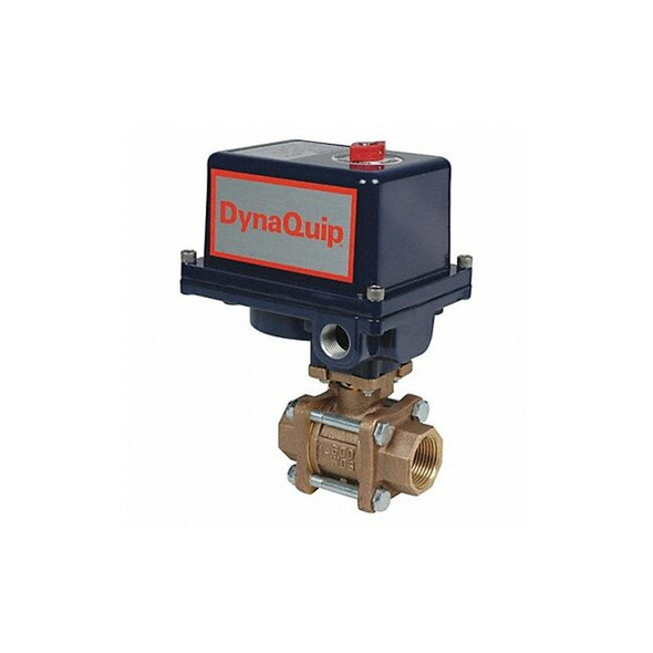 Dynaquip Controls 1-1/2" FNPT Bronze Electronic Ball Valve 2-Way EVA67AME25