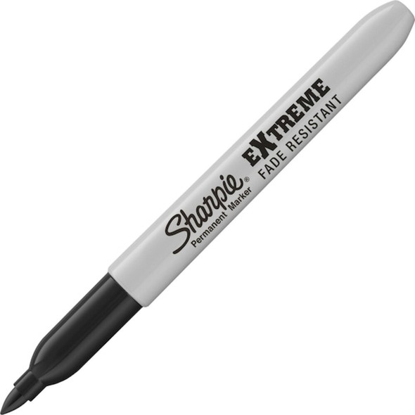 Sharpie Extreme Marker, Black, Fine Tip, Capped, 12 PK 1927432