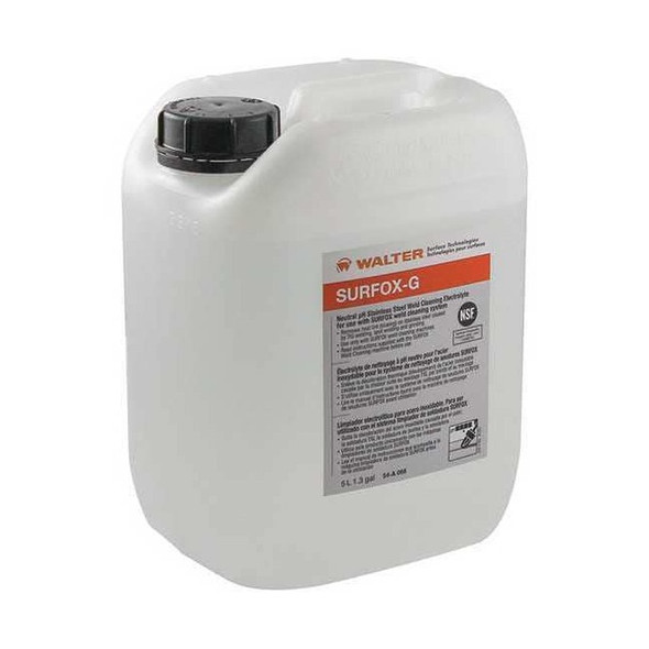 Walter Surface Technologies Weld Cleaning Solution, 5 L, Carboy 54A066