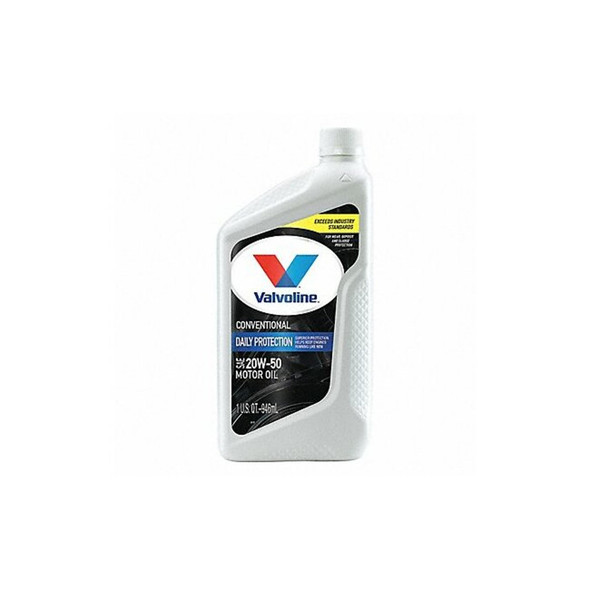 Valvoline Engine Oil,20W-50,Conventional,1qt 822344