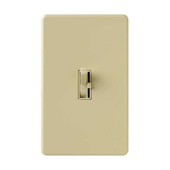 Lutron Lighting Dimmer, Toggle, Fluorescent, Ivory AYF-103P-IV