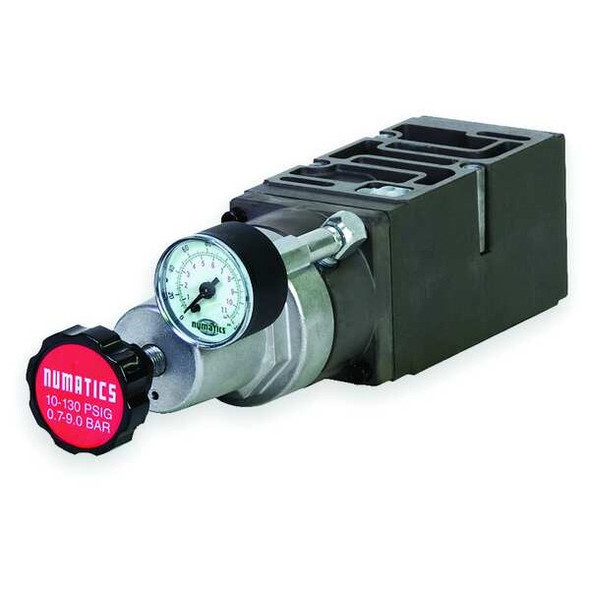 Numatics Sandwich Single Air Regulator,230 cfm 554RS100JP00000