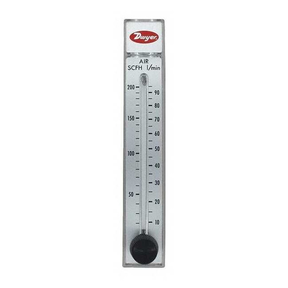 Dwyer Instruments Range 5-50 Flowmeter, Scfh Air With Ss V RMB-52-SSV