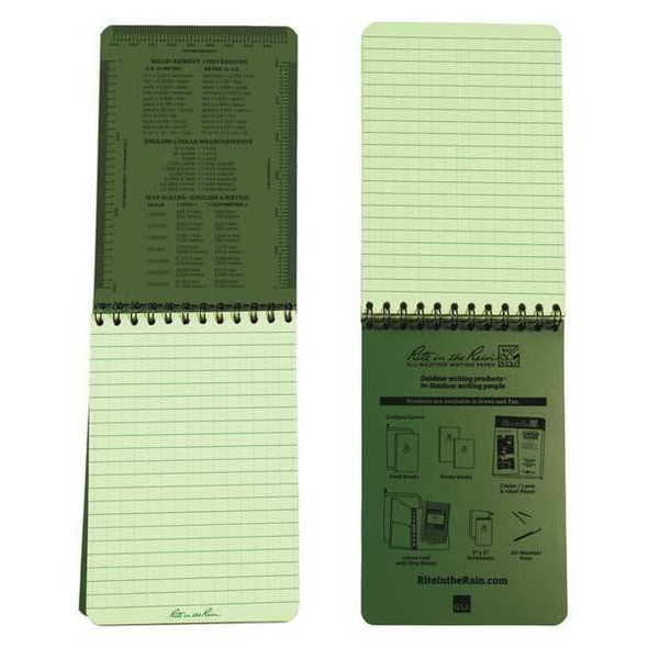 Rite in the Rain All Weather Memo Book,Universal,4 x 6In. 946