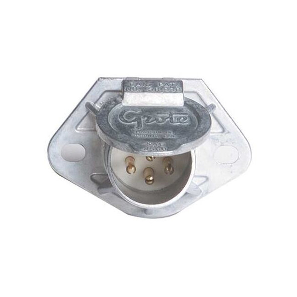 Grote Trailer Receptacle, 3-15/16" Dia., 7-Way 87250