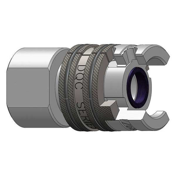 Dixon Quick Connect,Socket,1/2" Body,3/4"-14 4PF6