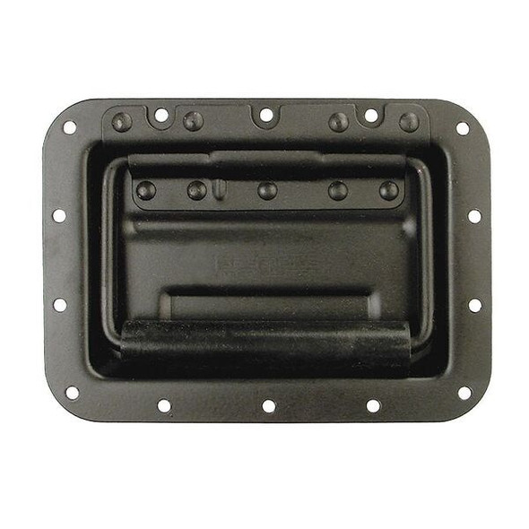 Monroe Pmp Recessed Folding Pull Handle, Steel, Unthr. Through Holes PH-0309