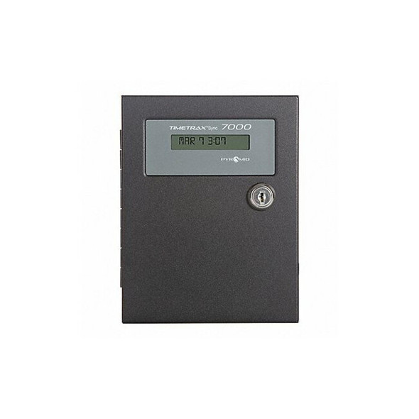Pyramid 6-3/8" Digital Master Controller Wall Clock, Beige 7000